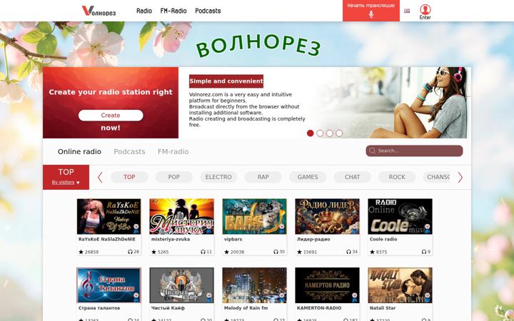 Screenshot of volnorez.com