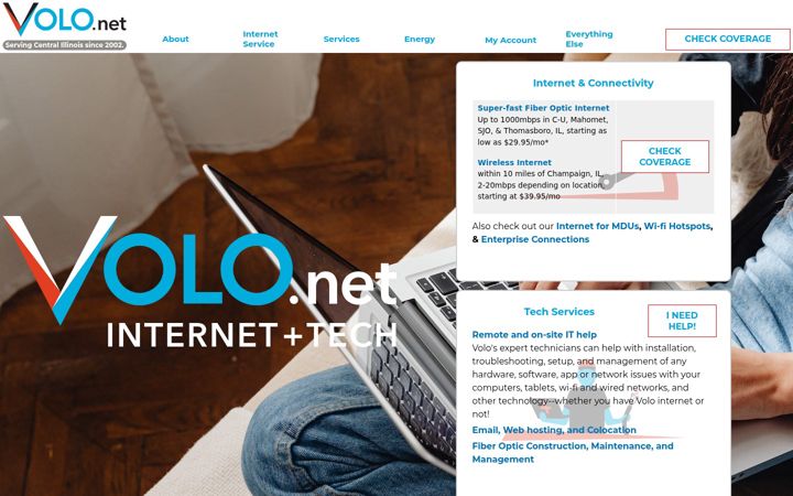 Screenshot of volo.net