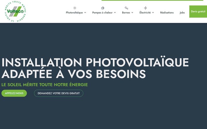 Screenshot ta' volt-eco.be