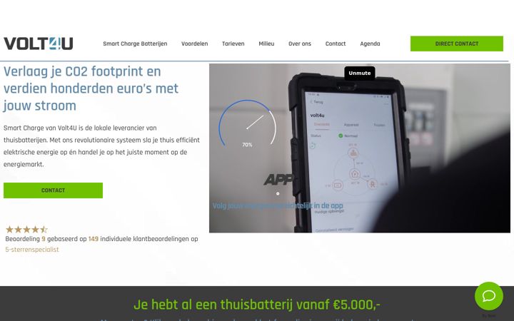 Screenshot of volt4usmartcharge.nl