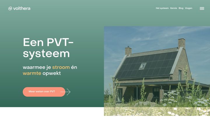 Skærmbillede af volthera.nl