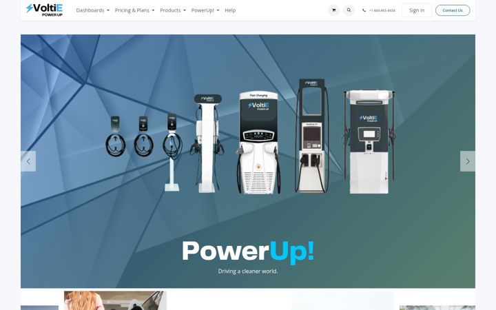 Screenshot of voltie.us