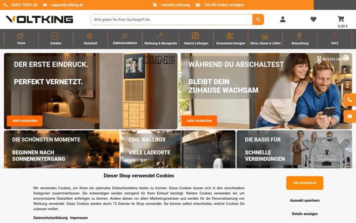 Screenshot of voltking.de