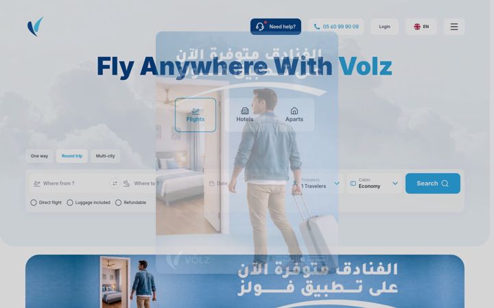 Screenshot of volz.app