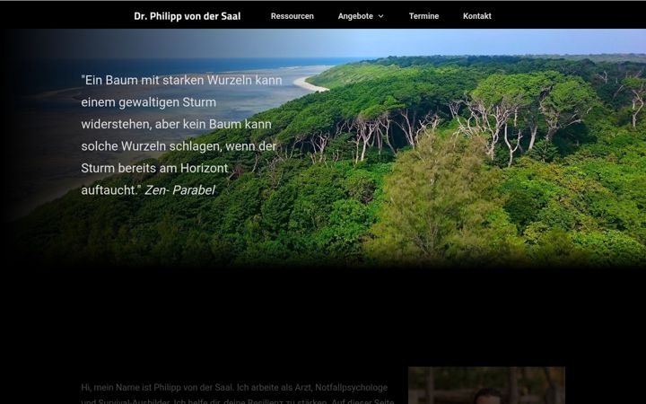 Zrzut ekranu vondersaal.de