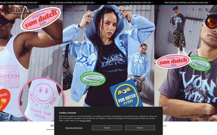 Screenshot of vondutch.com