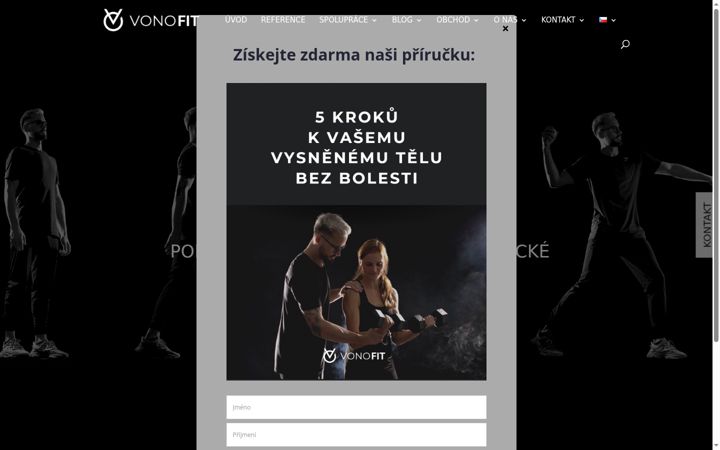 Képernyőkép: vonofit.cz