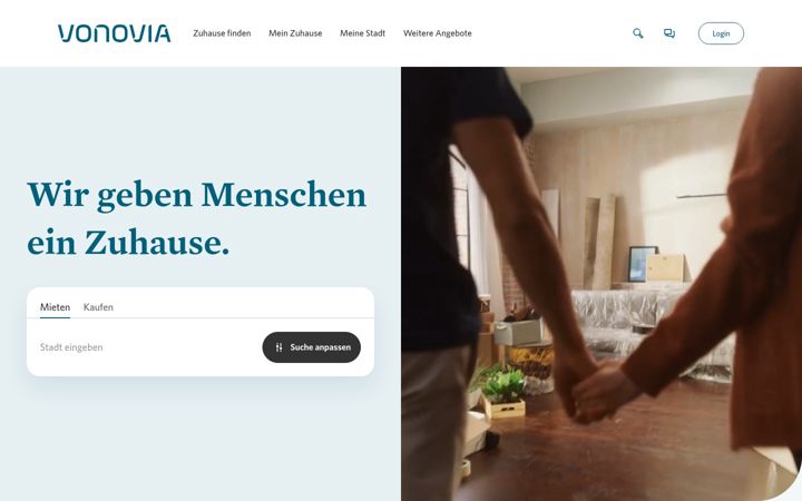 Screenshot of vonovia.de