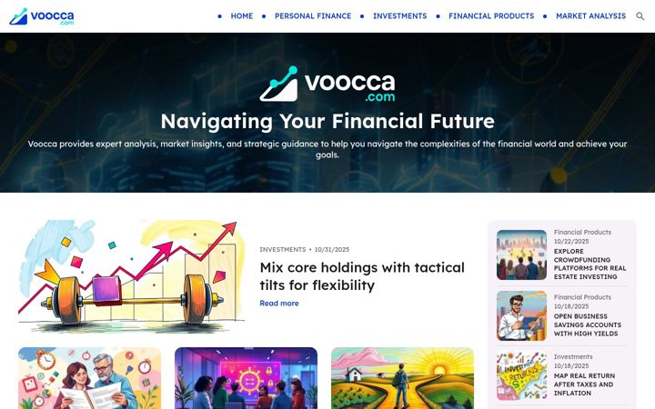 Screenshot of voocca.com