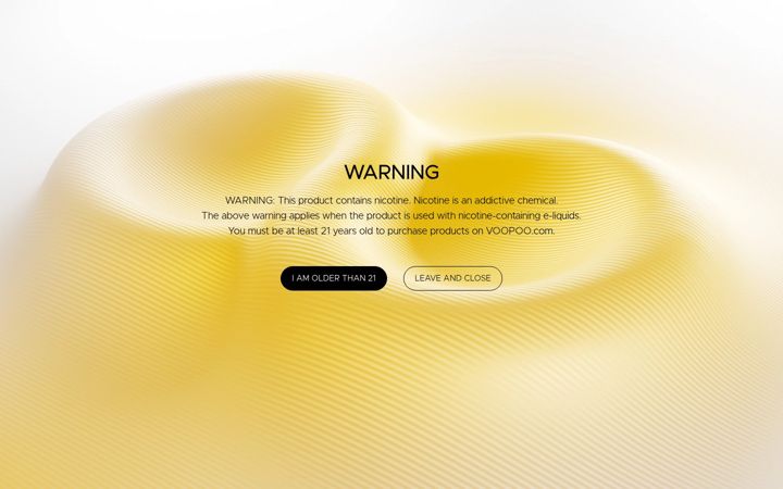 Screenshot of voopoo.com