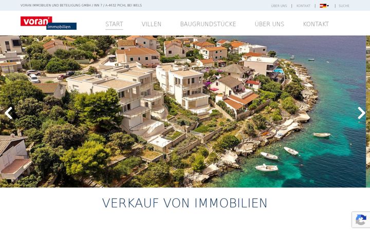 Snímek obrazovky voran-immobilien.at