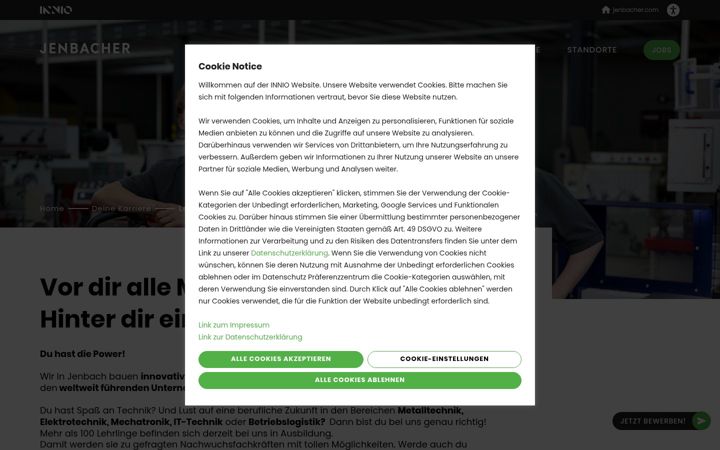 Screenshot of vordirdiezukunft.at
