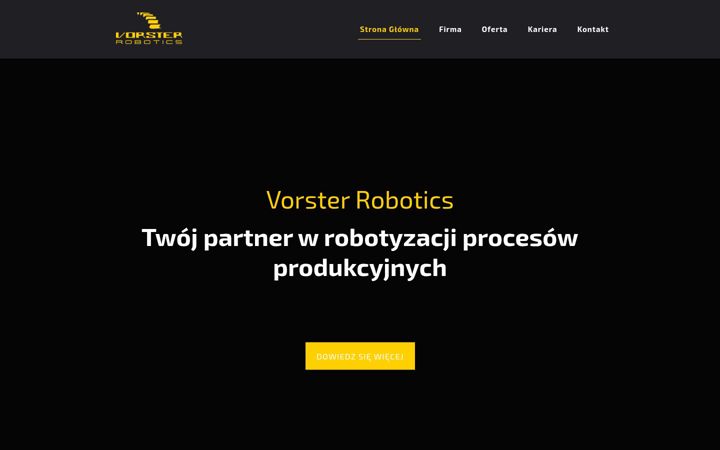 Snímek obrazovky vorster-robotics.pl