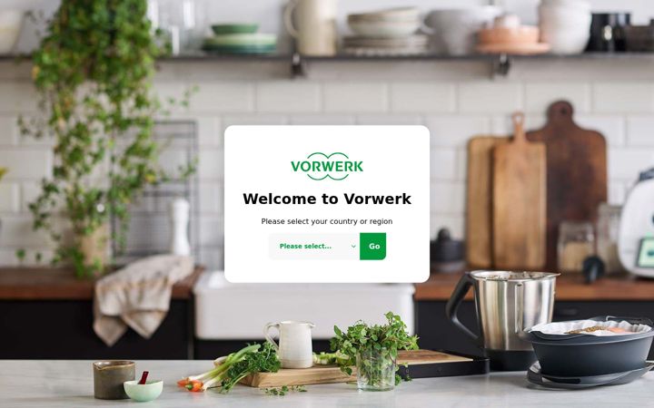 Screenshot di vorwerk.com