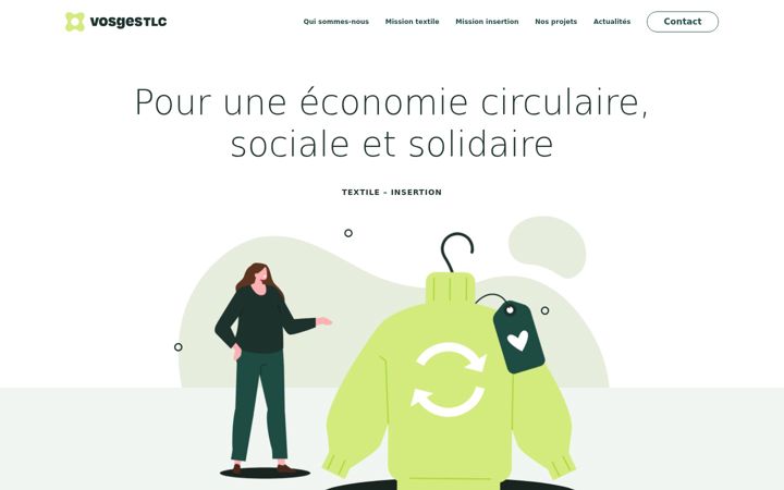 Екранна снимка на vosgestlc.fr