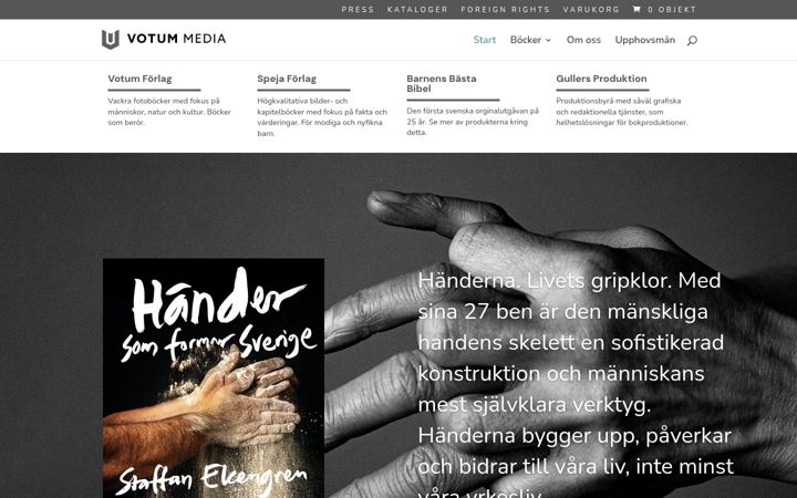 Posnetek zaslona votummedia.se