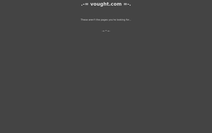 Screenshot of vought.com