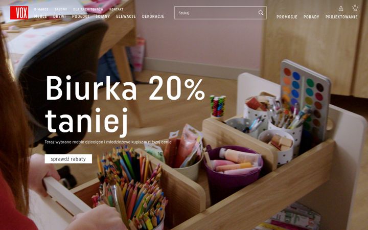 Screenshot of vox.pl