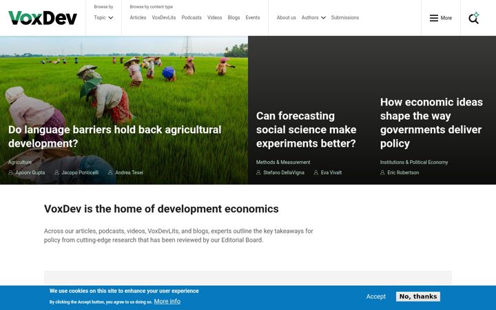 Screenshot of voxdev.org