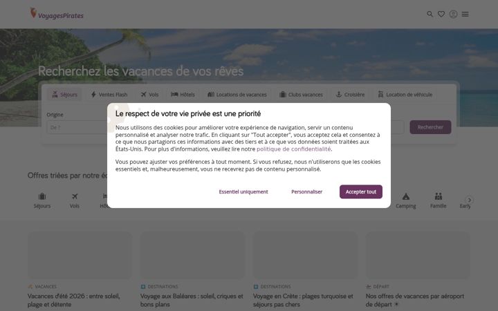 Screenshot of voyagespirates.fr