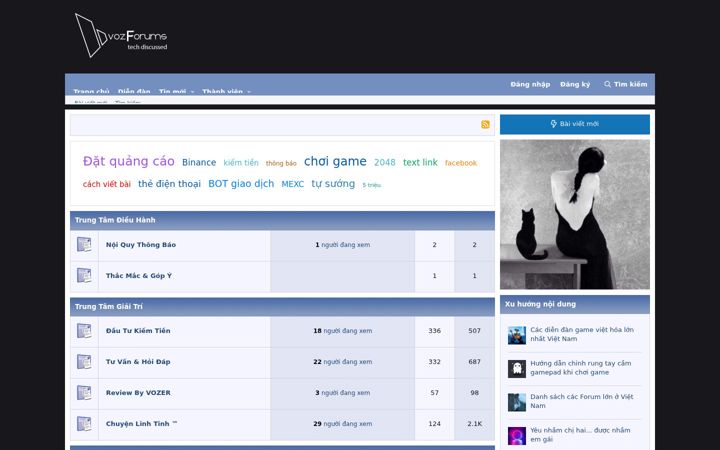 Screenshot of vozer.net