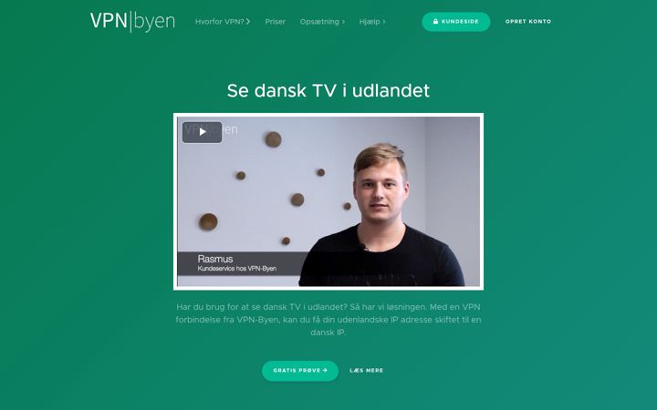 Screenshot of vpn-byen.dk