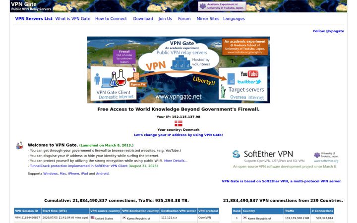 vpngate.net