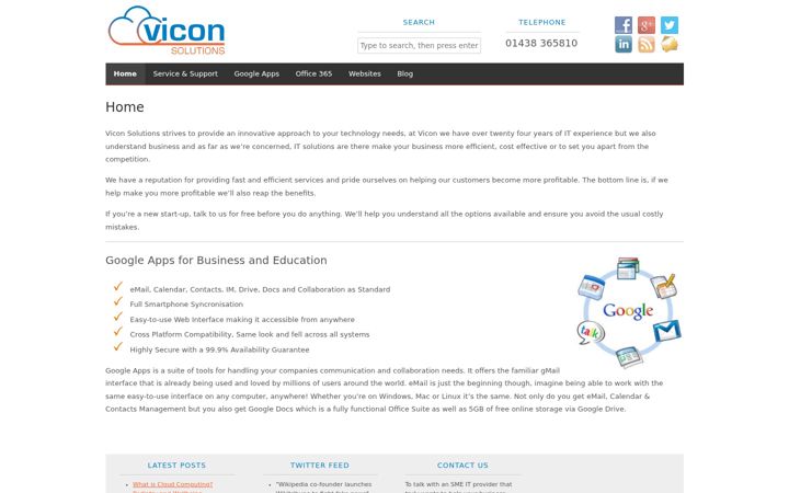 Screenshot of vshost.co.uk