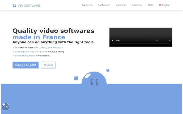 Zrzut ekranu vso-software.fr