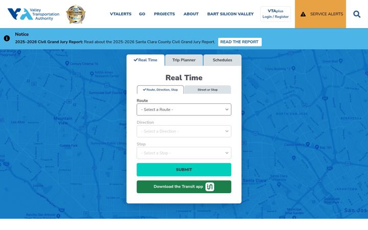 Screenshot of vta.org