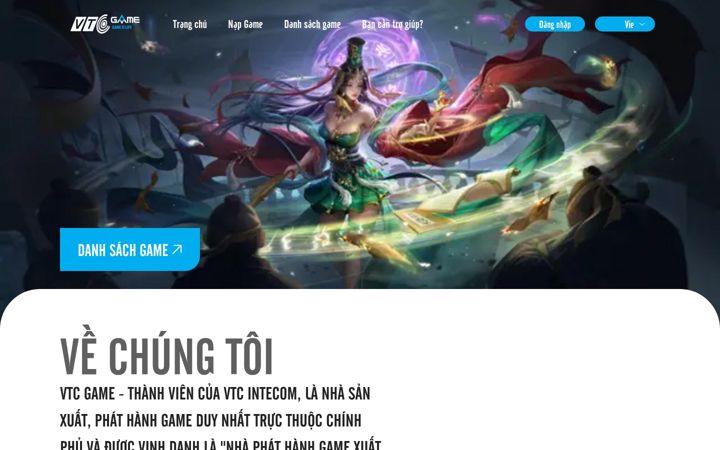 Zrzut ekranu vtcgame.vn