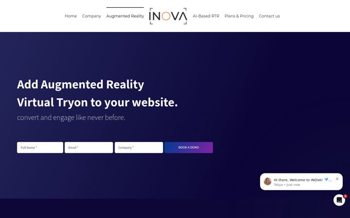 Screenshot of vto.jewelry