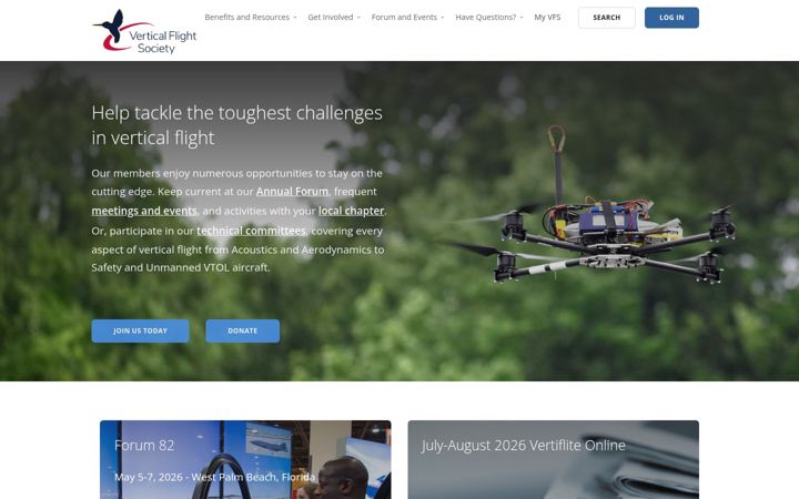 Screenshot of vtol.org