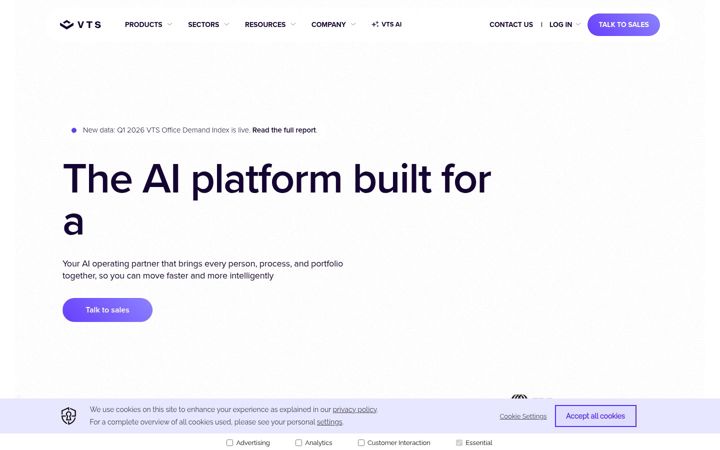 Screenshot of vts.com