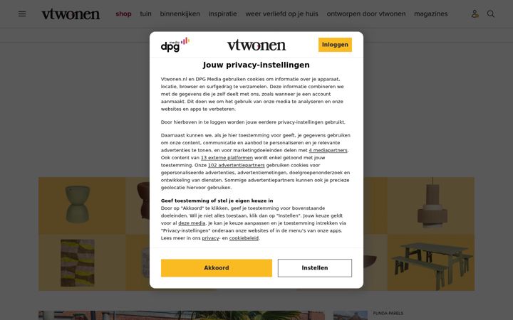 Snimka zaslona za vtwonen.nl