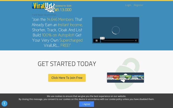 Screenshot of vu.cm