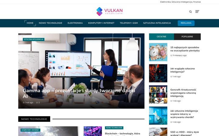 Screenshot of vulkanvegas15.pl