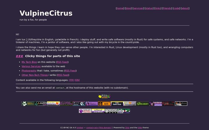 Screenshot of vulpinecitrus.info