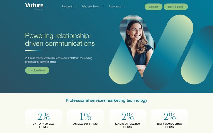 Screenshot of vuturevx.com