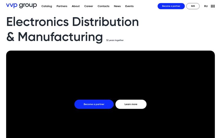 Screenshot of vvpgroup.com