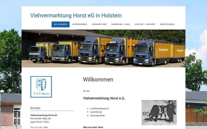 Screenshot of vvs-horst.de