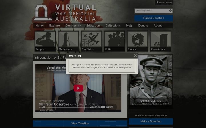 Screenshot of vwma.org.au