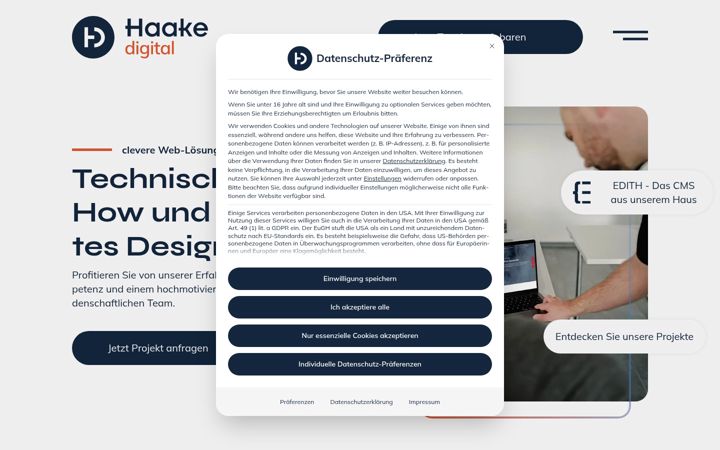 Zrzut ekranu w-commerce.de