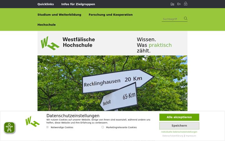 Screenshot of w-hs.de