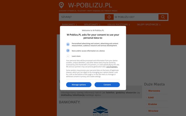 Screenshot of w-poblizu.pl
