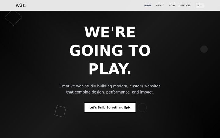 Екранна снимка на w2s-studio.ca