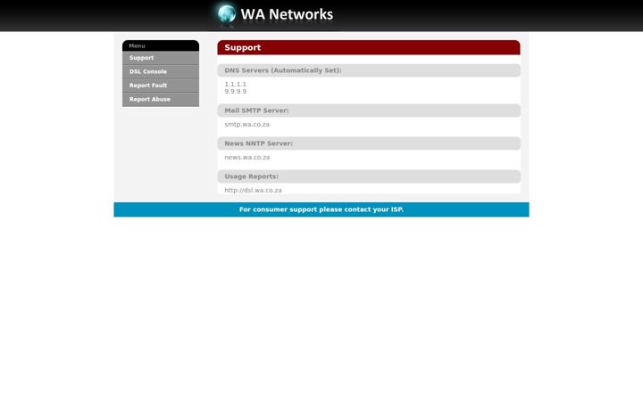 Screenshot of wa.co.za