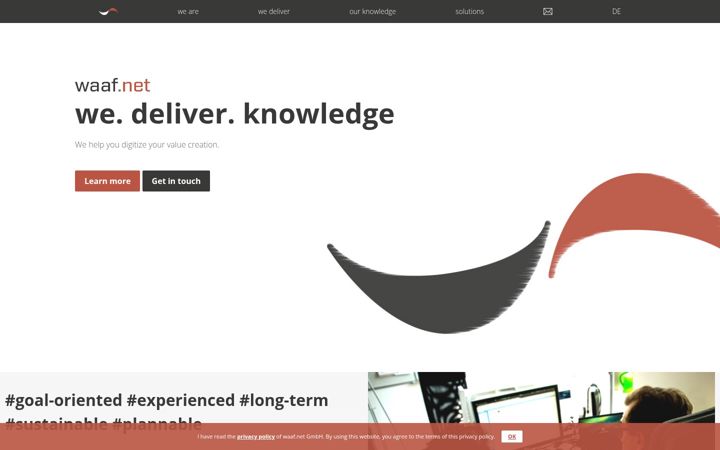 Screenshot of waaf.net