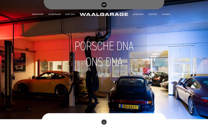 Skærmbillede af waalgarage.nl
