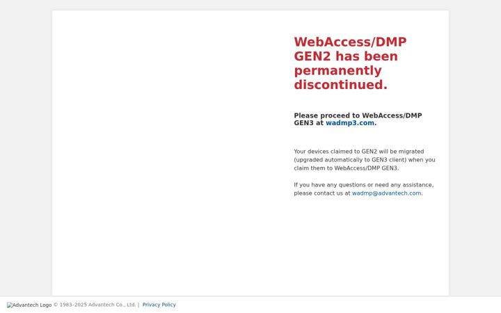 Screenshot of wadmp.com